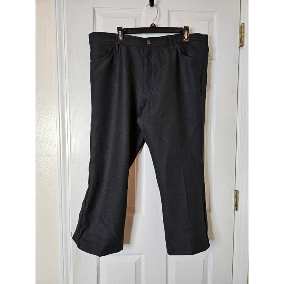 Wrangler Other - Vintage Wrangler 40 x 30 Polyester Black Designer Rodeo Cowboy Pants 828K